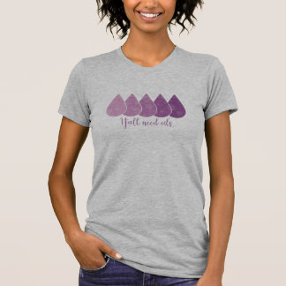 Você precisa o t-shirt dos óleos
