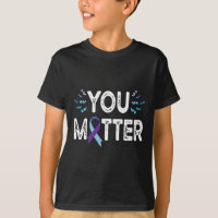 Você Prevenção Suicida Sensibilização Camisa Púrpu