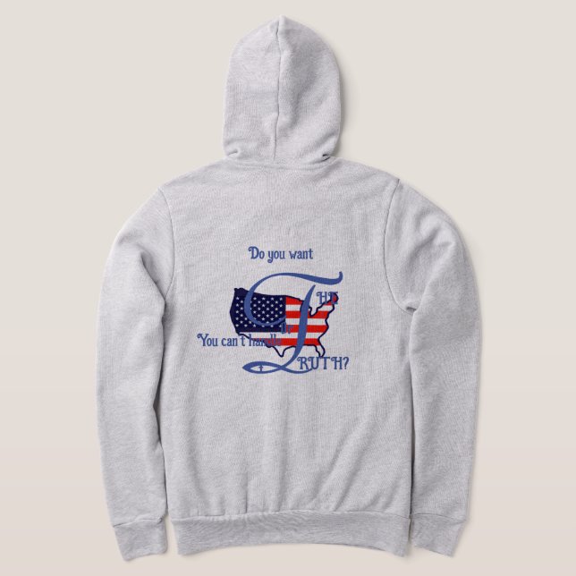 Você Quer a Camiseta TRUTH USA (Postura das costas)