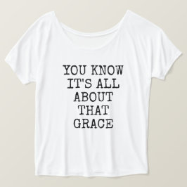 Você sabe que é toda sobre esse t-shirt Slouchy da