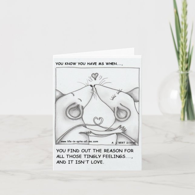 Você sabe que você tem o MS quando… Cartão de nota (Frente)