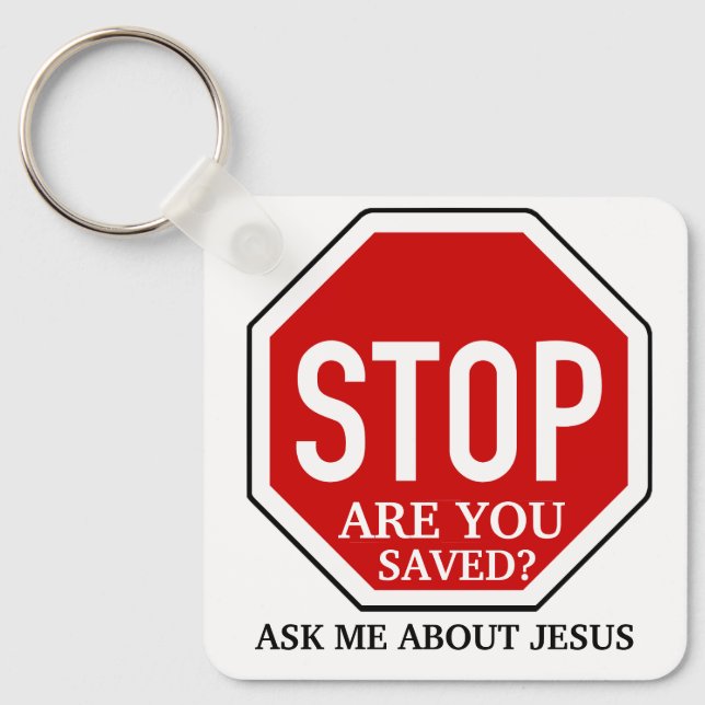 Você Salvou Chaveiro da Testemunha Cristã? (Frente)