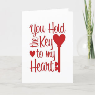 VOCÊ SEGURA A CHAVE E VOCÊ É "MINHA PESSOA" CARTÃO