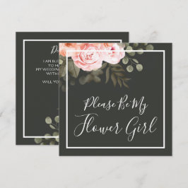 Você Será A Minha Menina Flor Com Cartão Floral El