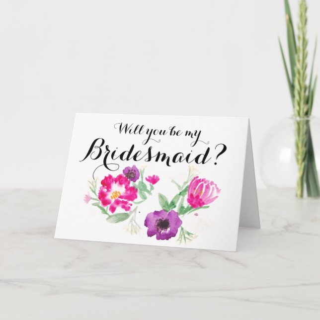 Você será meu cartão da Bridesmaid? (Frente)