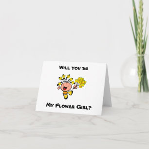 Você será meu cartão de cartografia da Flower Girl