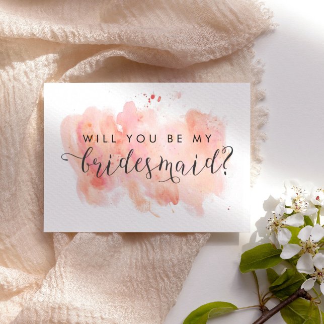Você Será Meu Cartão De Mente De Cabra? (Will You Be My Bridesmaid Card
)
