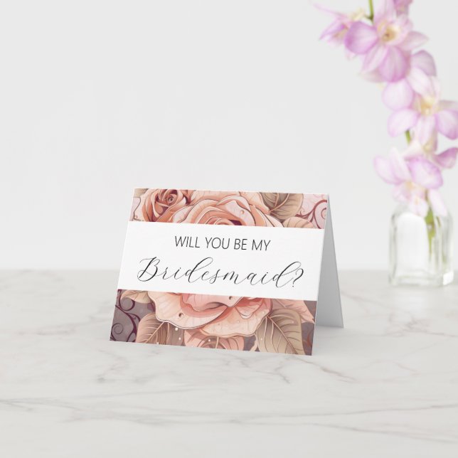 Você será meu cartão de proposta da Bridesmaid? (Orquídea)