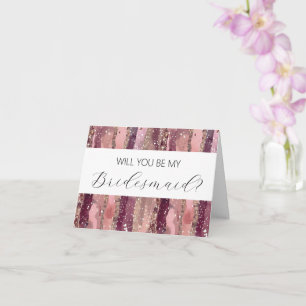 Você será meu cartão de proposta da Bridesmaid?