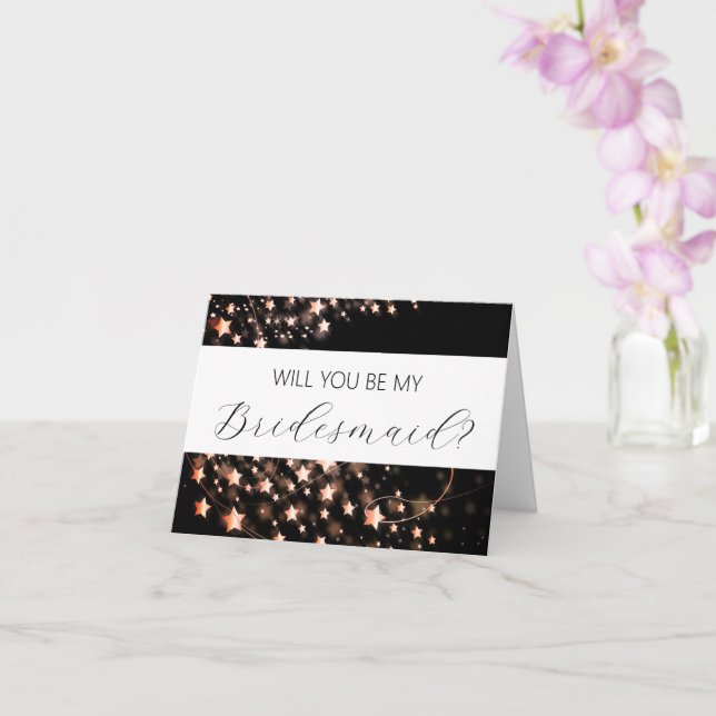 Você será meu cartão de proposta da Bridesmaid? (Orquídea)