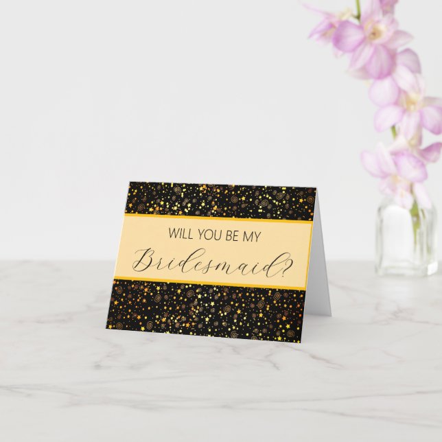 Você será meu cartão de proposta da Bridesmaid? (Orquídea)