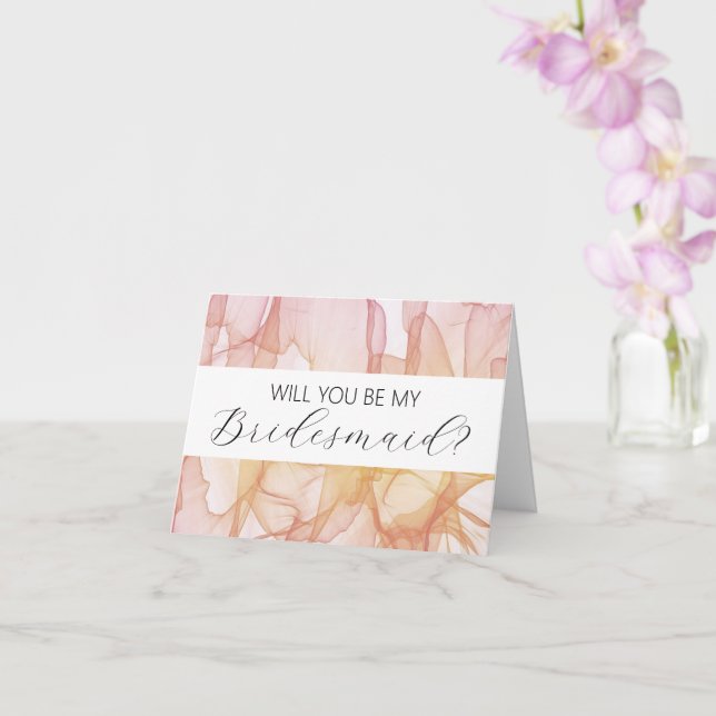 Você será meu cartão de proposta da Bridesmaid? (Orquídea)