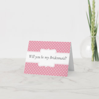 Você será meu cartão de proposta da Bridesmaid?