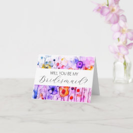 Você será meu cartão de proposta da Bridesmaid?