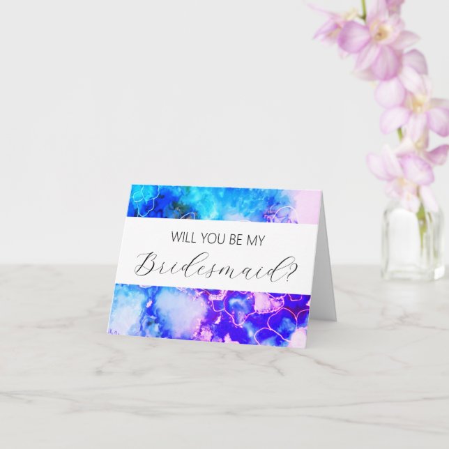 Você será meu cartão de proposta da Bridesmaid? (Orquídea)