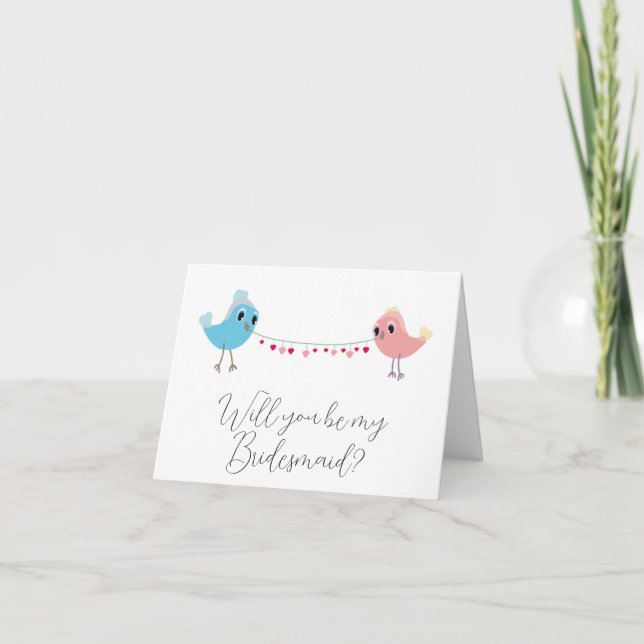 Você será meu cartão de proposta da Bridesmaid? (Frente)