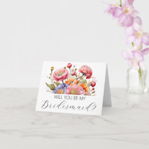 Você será meu cartão de proposta da Bridesmaid?