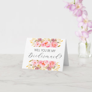 Você será meu cartão de proposta da Bridesmaid?