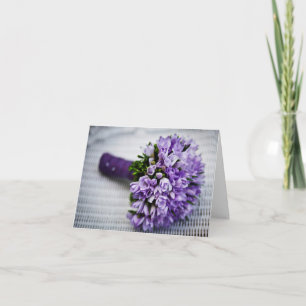 Você será meu cartão de saudação de Buquê da Bride