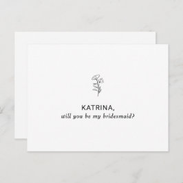 Você será meu cartão postal de convite da dama de 