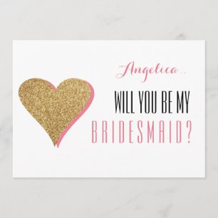 Você será meu convite da dama de honra