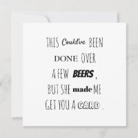 Você será meu Padrinho cartão plano