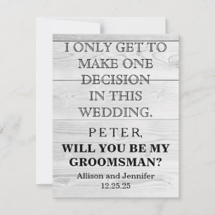 Você será meu padrinho? Convite Personalizado