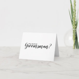 Você Será Meu Padrinho de casamento? Cartão de Pro