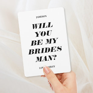 Você Será Meu Padrinho de Casamento? Convite de Te