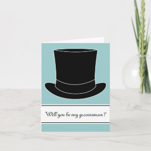 Você será meu tophat preto do cartão do padri