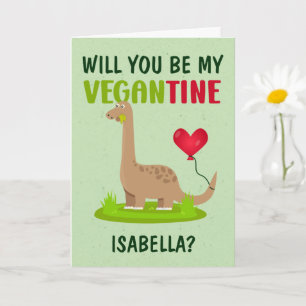 Você Será Meu Vegantino?, Cartão Personalizado do
