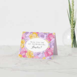 "Você Será Minha Flor?" Cartão de Saudação