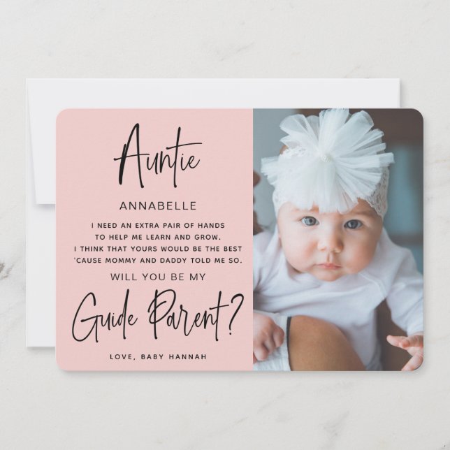 Você será minha foto-pai do guia? (Frente)