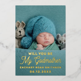 Você Será Minha Madrinha Foto Personalizada Adoráv