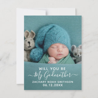 Você Será Minha Madrinha Foto Personalizada E Amáv