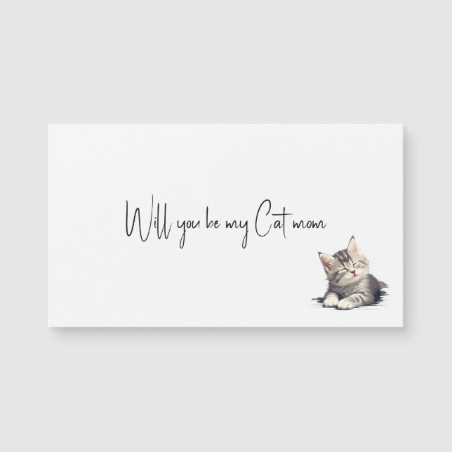 Você será minha mãe de gato (Frente)
