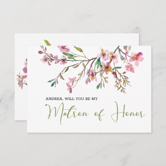 Você será minha mãe de honestidade, Cherry Blossom (Frente/Verso)