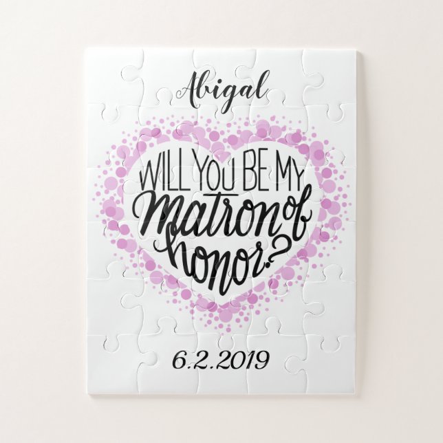 Você será minha matrona do quebra-cabeça da honra (Vertical)