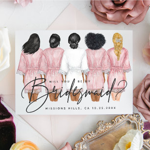 Você Será Minha Porta-Voz? Cartão Girls in Robes