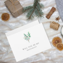 Você Será Minha Porta-Voz? Placa plana floral