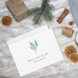 Você Será Minha Porta-Voz? Placa plana floral