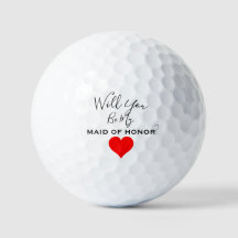 VOCÊ SERÁ MINHAS BOLAS DE GOLFE DE DAMA DE HONRA
