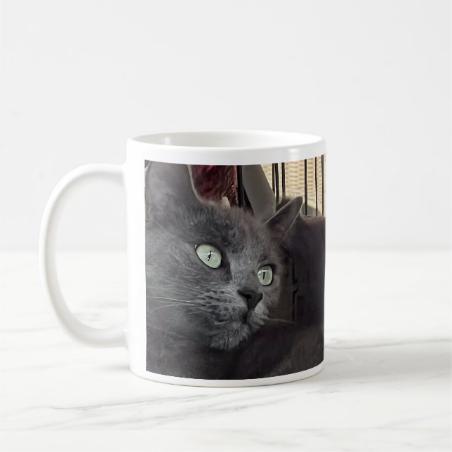 Você Será Sempre Meu Bebê. Caneca de Café de Gato (Esquerda)