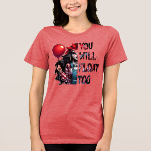 Você Também Vai Flutuar Camiseta de Terror