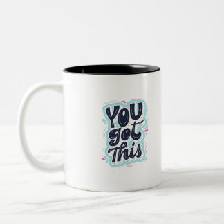 você tem essa caneca de café motivadora positiva