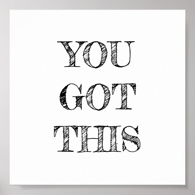 Você Tem Essa Poster Minimalista (Frente)