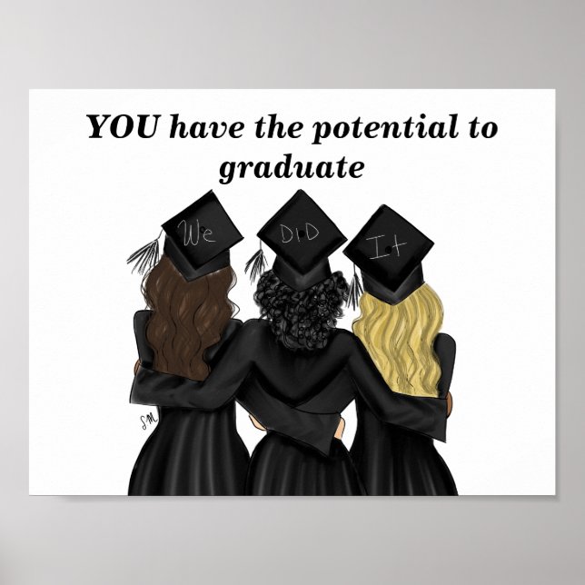 Você tem o potencial Poster motivacional (Frente)