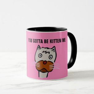 Você tem que ser molhado, canecas de café CAT