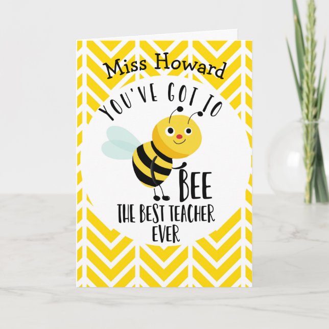 você tem que ser o melhor cartão de professor (Frente)