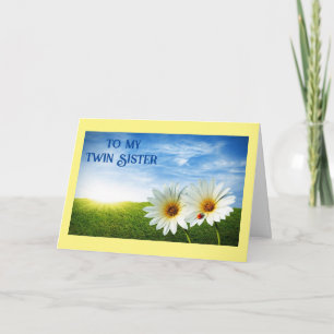 VOCÊ TEM UM CARTÃO DE ANIVERSÁRIO "TWIN"